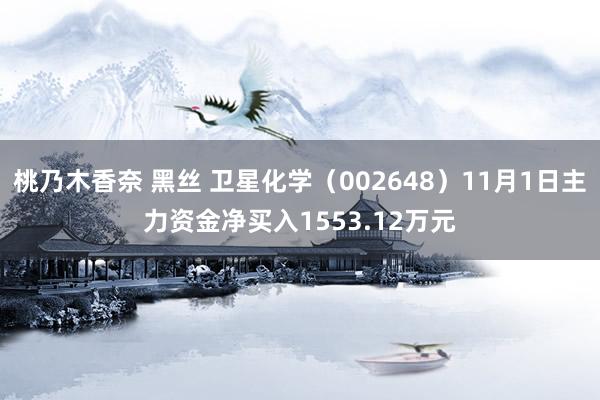 桃乃木香奈 黑丝 卫星化学（002648）11月1日主力资金净买入1553.12万元
