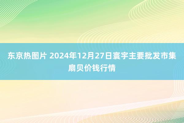 东京热图片 2024年12月27日寰宇主要批发市集扇贝价钱行情