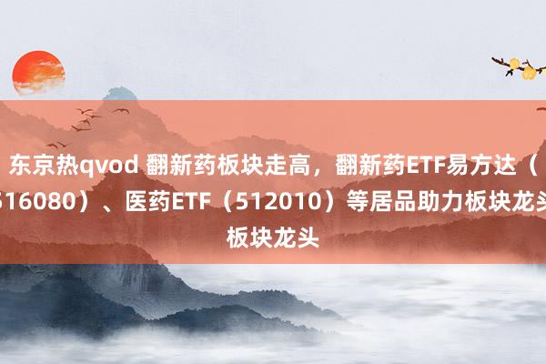 东京热qvod 翻新药板块走高，翻新药ETF易方达（516080）、医药ETF（512010）等居品助力板块龙头